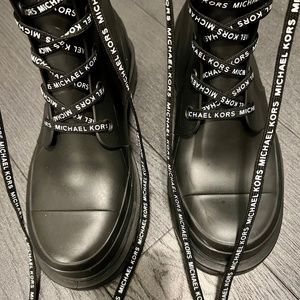 Michael Kors Black Rain Boots